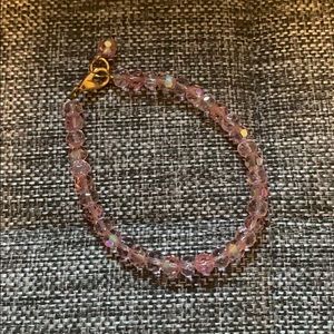 Crystal baby pink bracelet